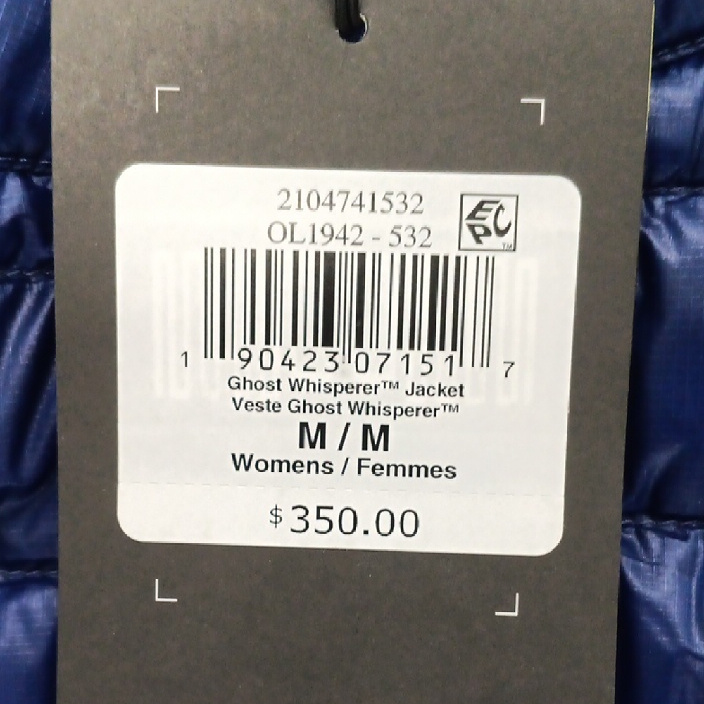 Mountain Hardware Ghost Whisperer Jacket in Blue Womens Medium